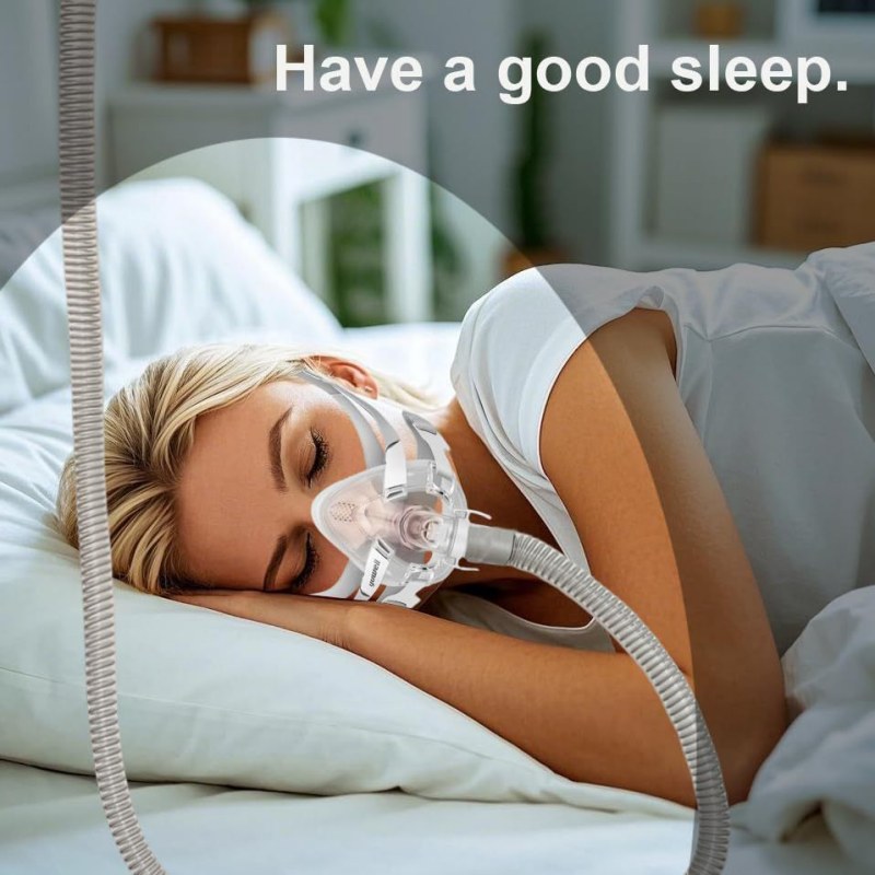 Adjustable CPAP Hose Holder & Lift - Tangle-Free Tube Support with Mask Hook, Fits Any Bedside Space